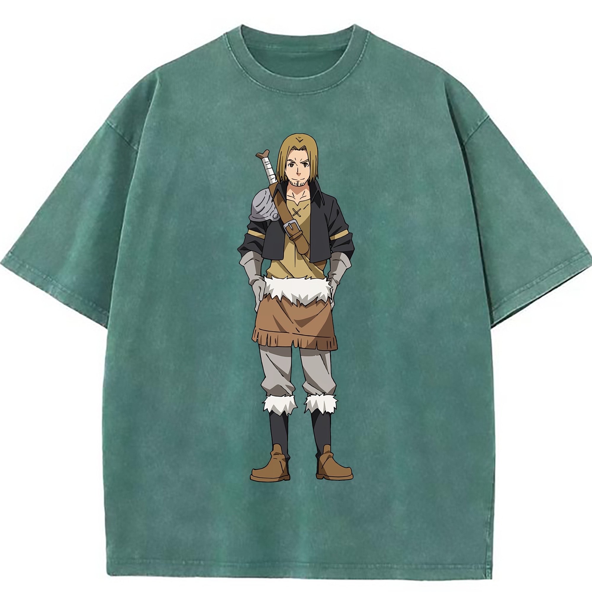 （画像用） 転スラ Regarding Reincarnated to Slime 綿100% ヴィンテージ風 半袖Tシャツ（フロントプリント）